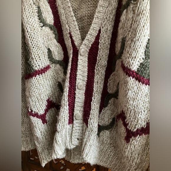 Sears Roebuck vintage knit sweater, grandpa sweater - Picture 3 of 9